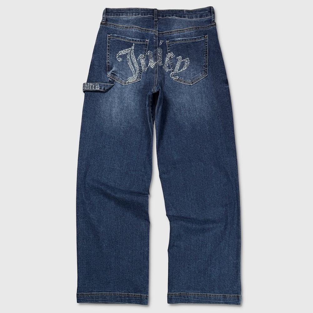 Juicy Couture Wide Leg Jeans‎ - NWT Womens 7/28 Nite Flicker Wash - #48835-F10